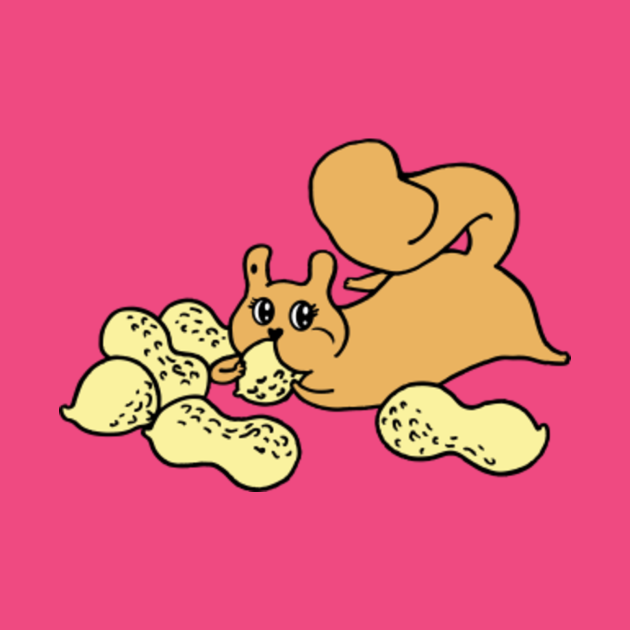 Fatty the Squirrel - Nuts - T-Shirt | TeePublic