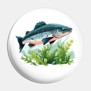 Pacific Northwest Salmon Pin