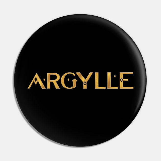 Argylle Logo Pin by HerbalBlue