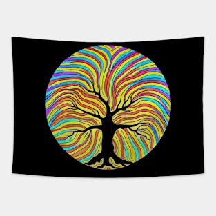 Tree: detailed, relaxing, & positive Tapestry