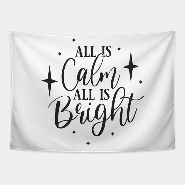 all is calm all is bright Tapestry by Misfit04