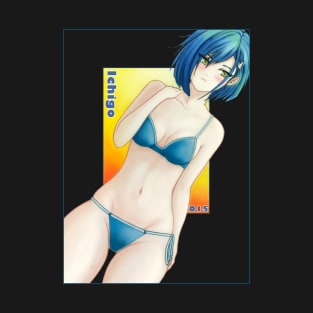 Ichigo swimsuit from Darling in the Franxx by Angel.Fanart T-Shirt