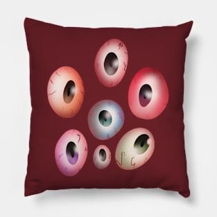 mutant eyes Pillow