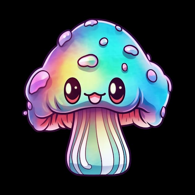 Cute Psychedelic Mushroom by HMMR-design