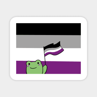 rana bandera asexual Magnet