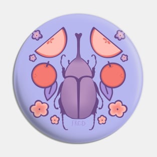 Fruity Beetle Pin