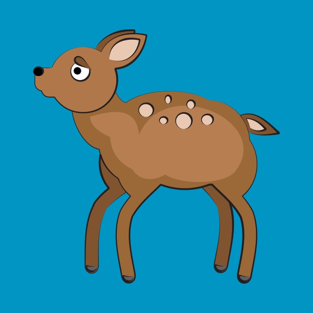 Cute Baby Deer by evisionarts