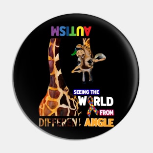 Autism T-ShirtSeeing The World From Different Angle T Pin