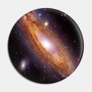 Andromeda Galaxy Pin