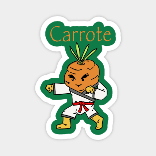 carrot Karate Magnet