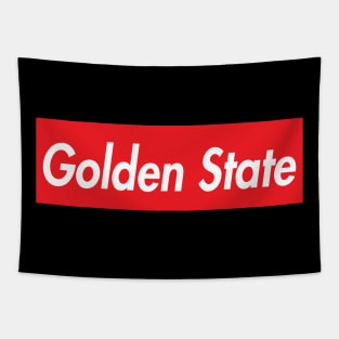 GOLDEN STATE SUPER USA LOGO Tapestry