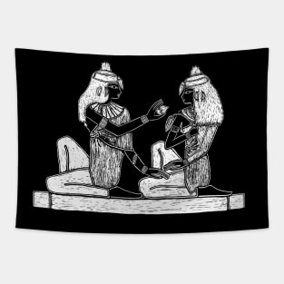 Ancient Egyptian Women at a Banquet Tapestry