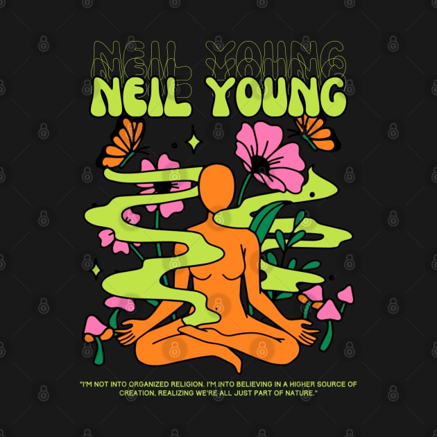 Neil Young // Yoga by Mamamiyah
