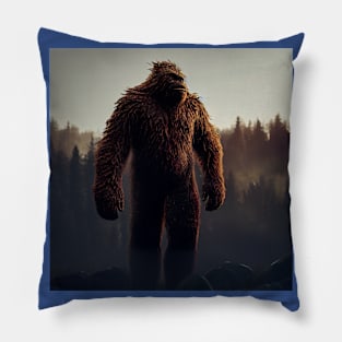 Sasquatch in Nature Pillow