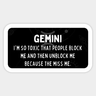 Gemini Quote Stickers for Sale | TeePublic