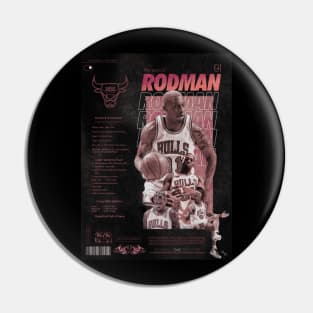 NBA - Dennis Rodman (The Worms) Pin