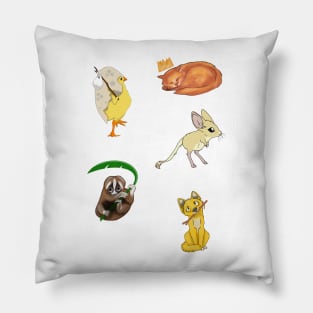 Cute Animals Selection Pack Pillow