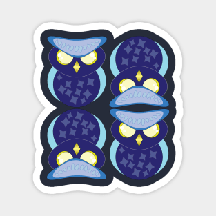 pattern owl Magnet