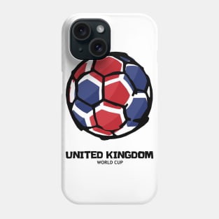 United Kingdom Football Country Flag Phone Case