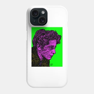 HANNAH ARENDT ink and acrylic portrait .1 Phone Case