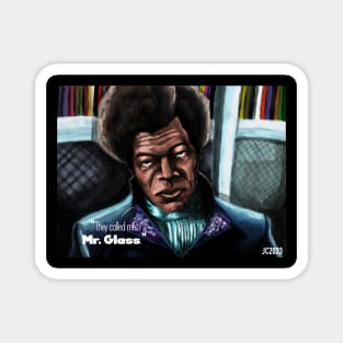 Unbreakable “Mr. Glass” portrait (digital) Magnet