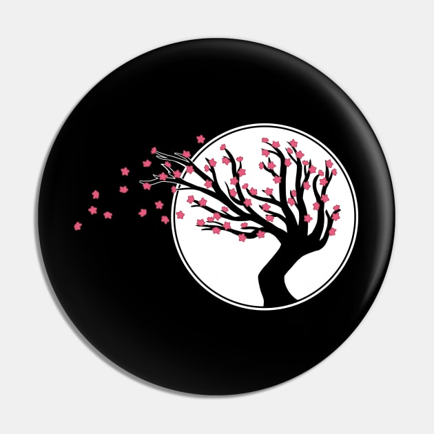 Cherry Blossom Pin by TrevorBrenan