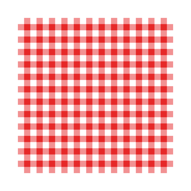 Red Gingham Pattern by Ayoub14