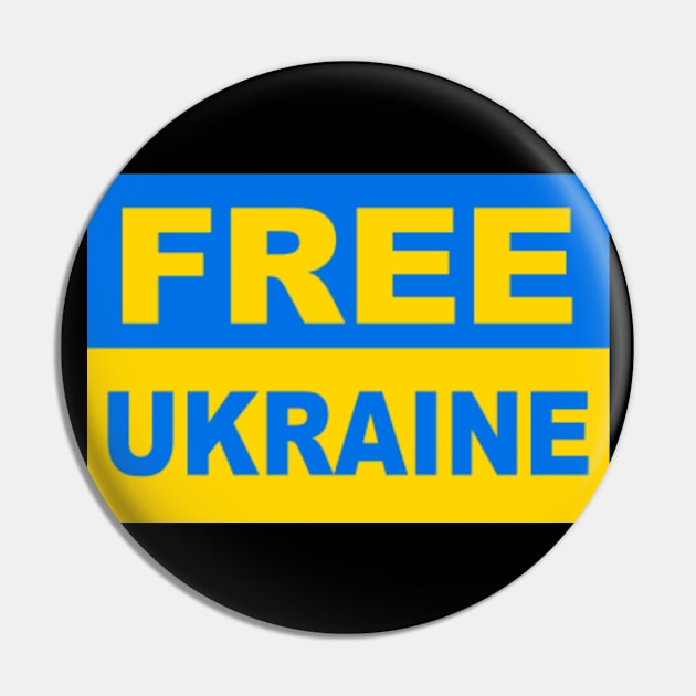 Free Ukraine Pin by Vladimir Zevenckih