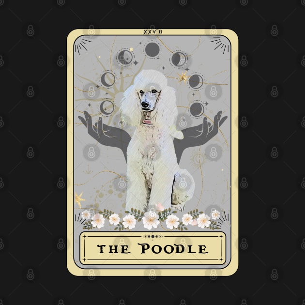 The Poodle Dog Tarot Card, Poodle Lover by AlquimiaDesign