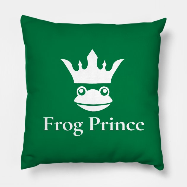 Frog Prince Fairy Tale Brothers Grimm Minimalism Folktale Pillow by Decamega