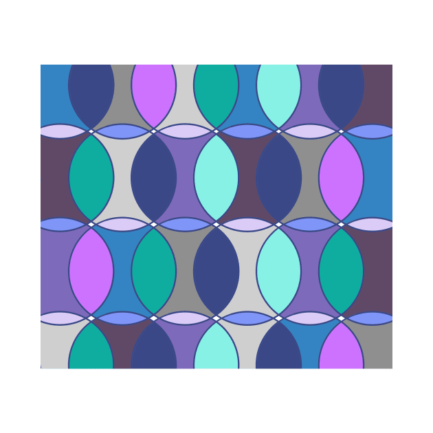 Abstract Cool Color Circles by bradenjay99