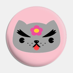 rebel kitten Pin