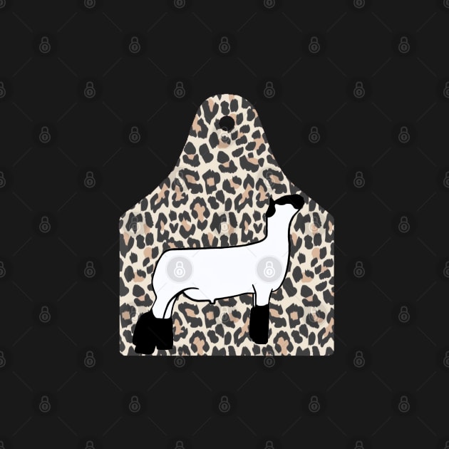 Cheetah Ear Tag - Market Lamb 2 - NOT FOR RESALE WITHOUT PERMISSION by l-oh