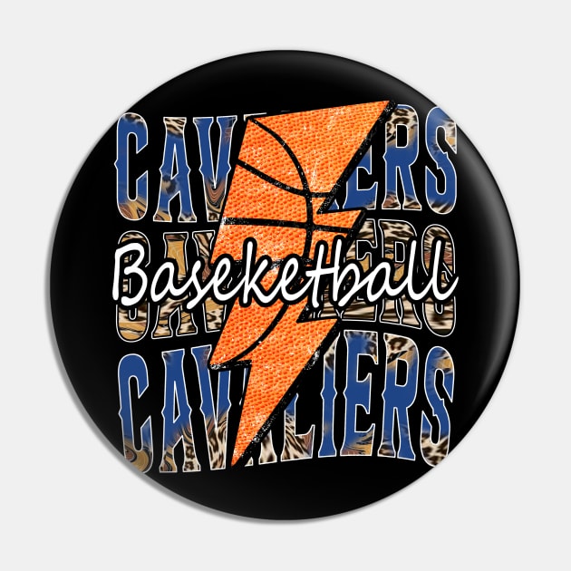 Graphic Basketball Cavaliers Proud Name Vintage Pin by Irwin Bradtke