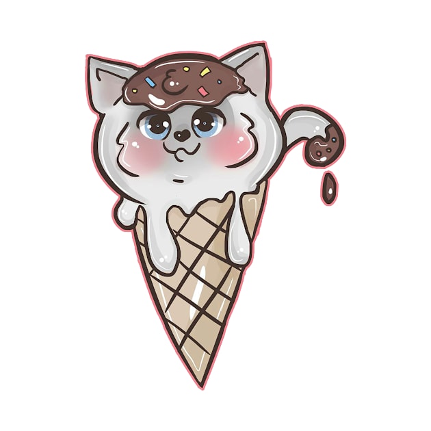 Ice Cream Cat by Hay Meow