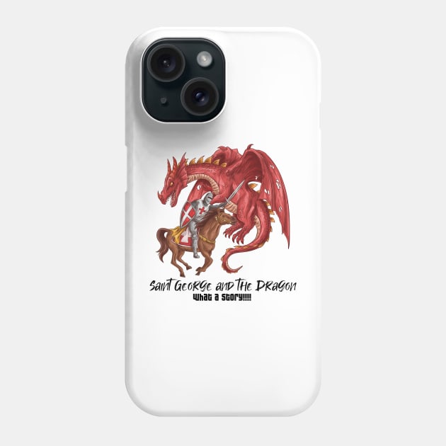 Saint George And The Dragon Phone Case by StoreOfLove