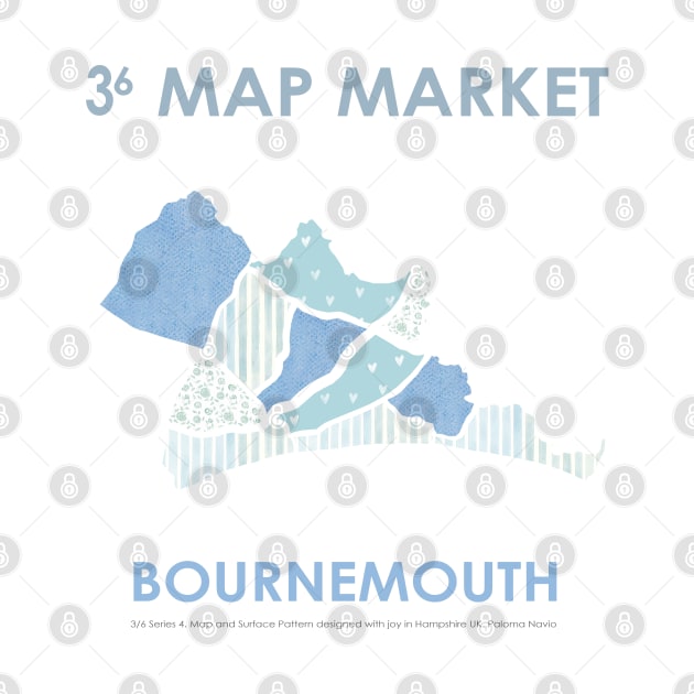 Bournemouth Map - Full Size by Paloma Navio