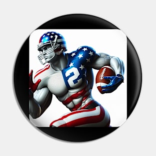 American Man NFL Football Player #22 Pin