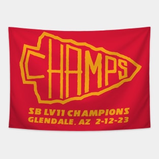 CHIEFS CHAMPS Tapestry