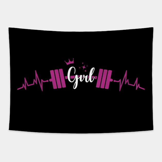 Fitness barbie Tapestry by DarkStile