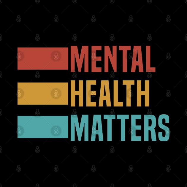 Mental Health Matters by Color Fluffy