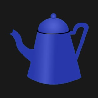 Cozy Retro Blue Coffee Tea Teapot T-Shirt