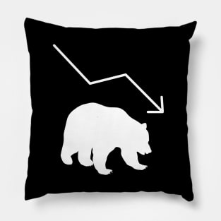 Bear Market Investing Pillow