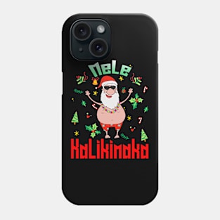 Mele Kalikimaka Christmas Santa Shaka Hawaii Phone Case