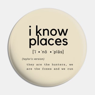 i know places Pin