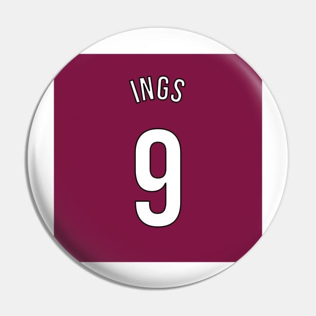 Ings 9 Home Kit - 22/23 Season Pin by GotchaFace