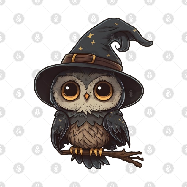 Cute Owl Wizard by StoneCreation