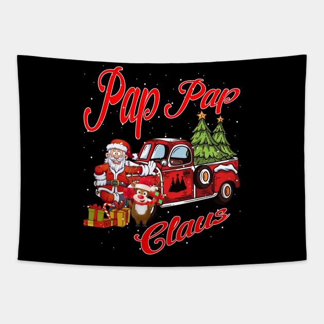 Pap Pap Claus Santa Car Christmas Funny Awesome Gift Tapestry by intelus