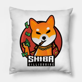 SHIBA Millionaire - SHIB Shiba Inu Crypto Pillow