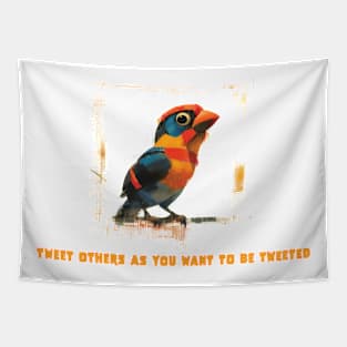 Tweet Others As You Want To Be Tweeted Tapestry